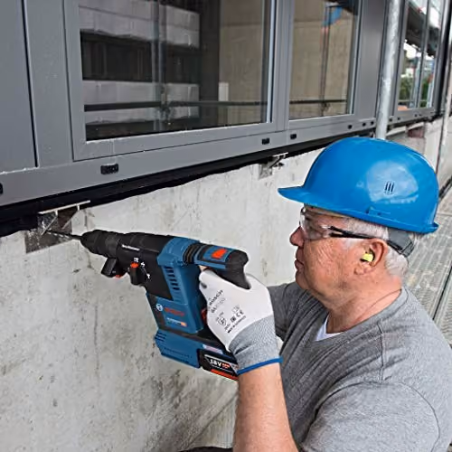 Bosch Professional GBH 18V-26 Akku-Bohrhammer SDS-plus in Blau, ohne Akku