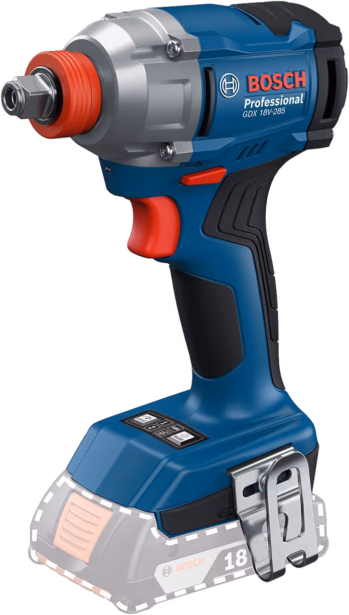 Bosch Professional GDX 18V-285 Akku-Drehschlagschrauber in Blau, ohne Akku