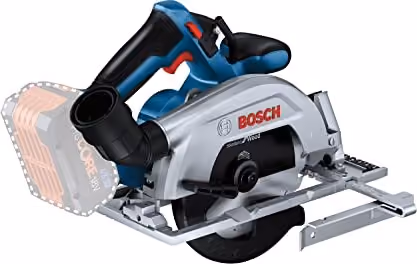 Bosch Professional GKS 18V-57-2 Akku-Handkreissäge in Blau, ohne Akku
