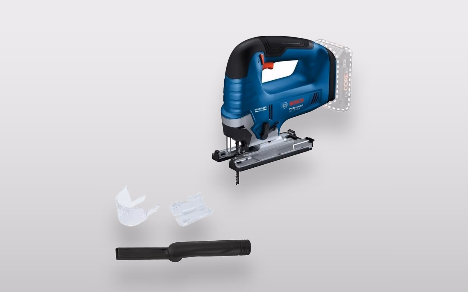 Bosch Professional GST 18V-125 B Akku-Stichsäge mit Bügelgriff in Blau, ohne Akku