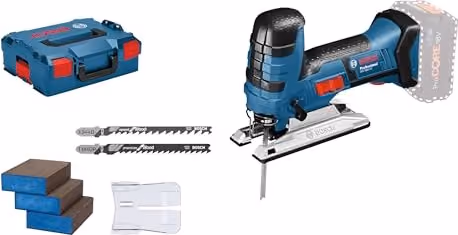 Bosch Professional GST 18V-LI B Akku-Stichsäge mit Bügelgriff in Blau, ohne Akku