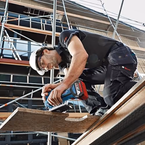 Bosch Professional GST 18V-LI B Akku-Stichsäge mit Bügelgriff in Blau, ohne Akku