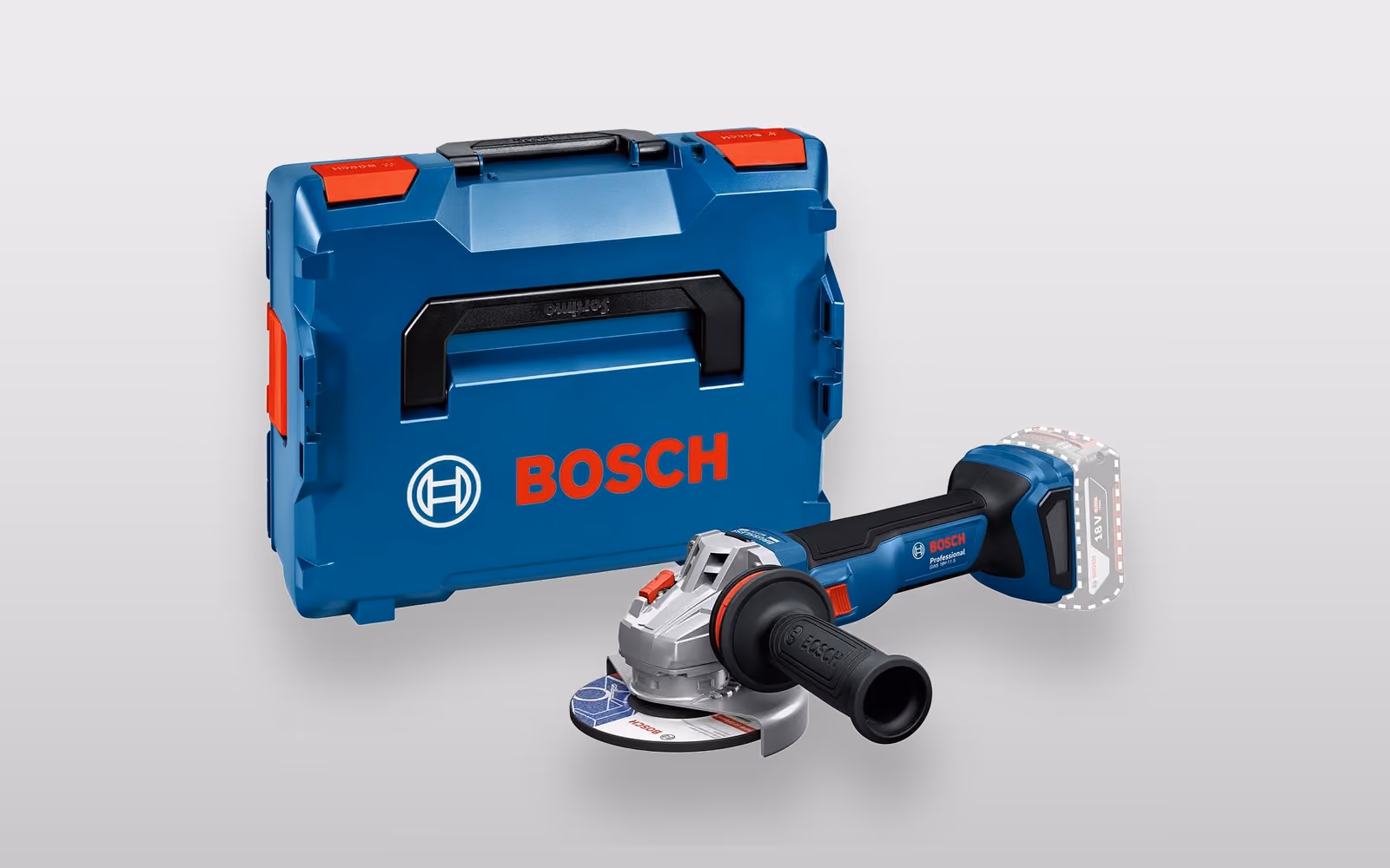 Bosch Professional GWS 18V-11 S Akku-Winkelschleifer in Blau, ohne Akku