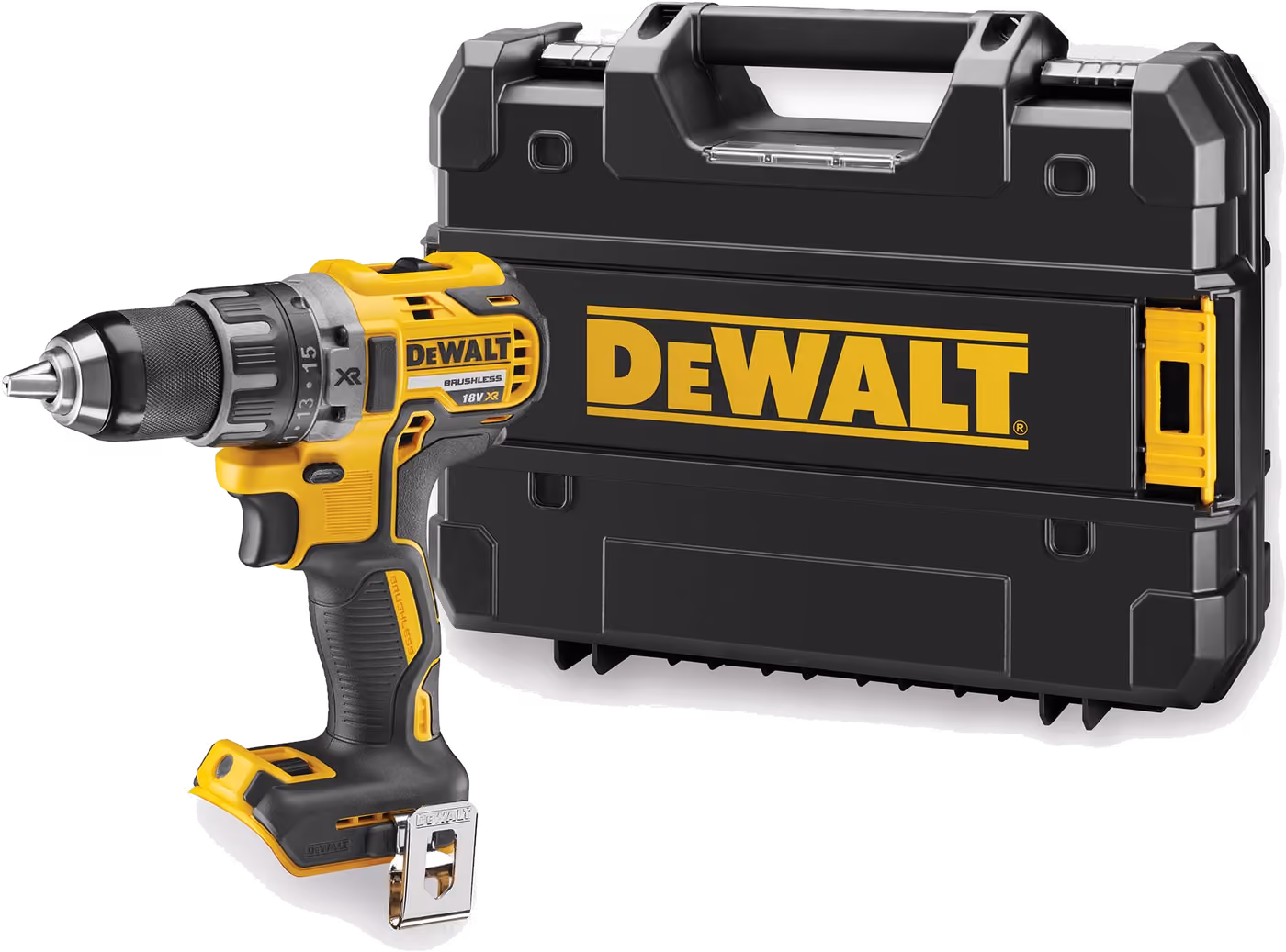 DeWalt DCD791NT Akku-Bohrschrauber in Gelb und Schwarz, ohne Akku