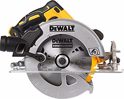 DeWalt DCS570N Akku-Handkreissäge 184 mm in Gelb und Schwarz, ohne Akku