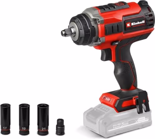 Einhell Professional IMPAXXO 18/450 Akku-Schlagschrauber in Rot und Schwarz, ohne Akku