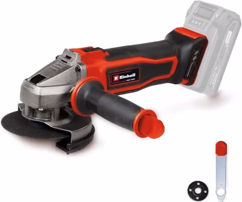Einhell TE-AG 18/115-2 Li Akku-Winkelschleifer in Rot und Schwarz, ohne Akku
