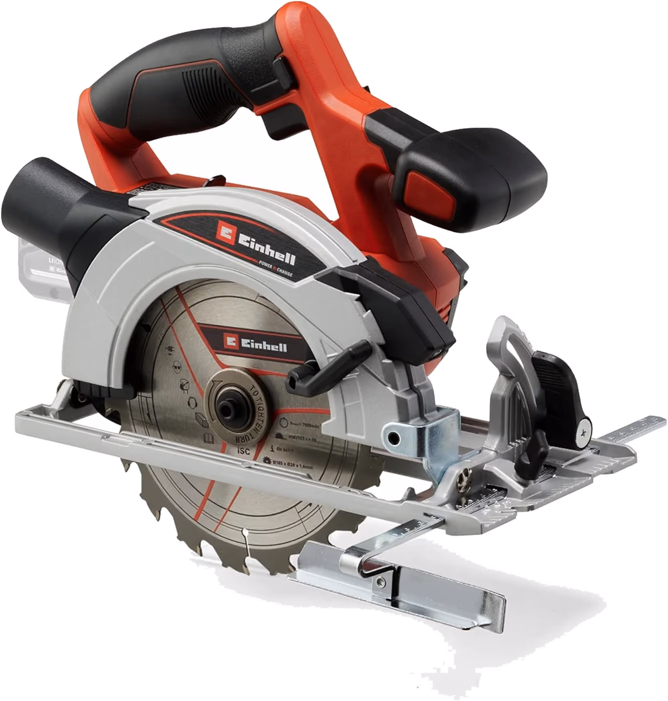Einhell TE-CS 18/165-1 Li Akku-Handkreissäge in Rot und Schwarz, ohne Akku