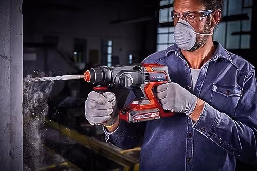 Einhell TE-HD 18/20 Li Akku-Bohrhammer SDS-plus in Rot und Schwarz, ohne Akku