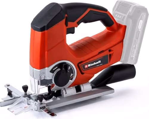 Einhell TE-JS 18/80 Li Akku-Stichsäge in Rot und Schwarz, ohne Akku