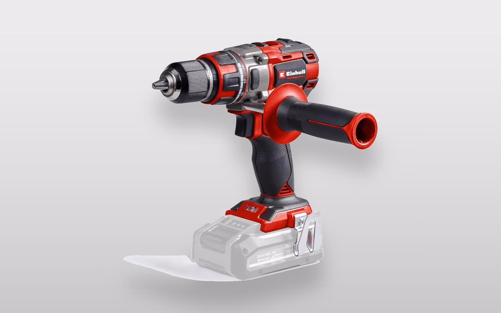 Einhell Professional TP-CD 18/80 Li BL Akku-Bohrschrauber in Rot und Schwarz, ohne Akku