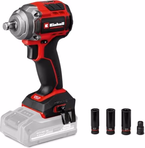 Einhell Professional TP-CW 18/350-C Li BL Akku-Schlagschrauber in Rot und Schwarz, ohne Akku
