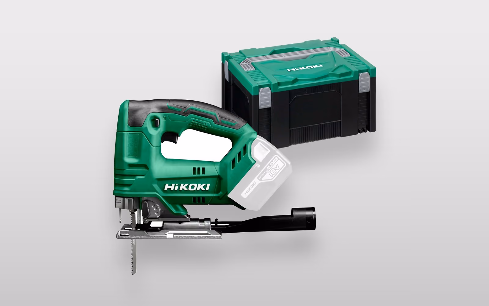 HiKOKI CJ18DAW2Z Akku-Stichsäge 18 V in Grün und Schwarz, ohne Akku
