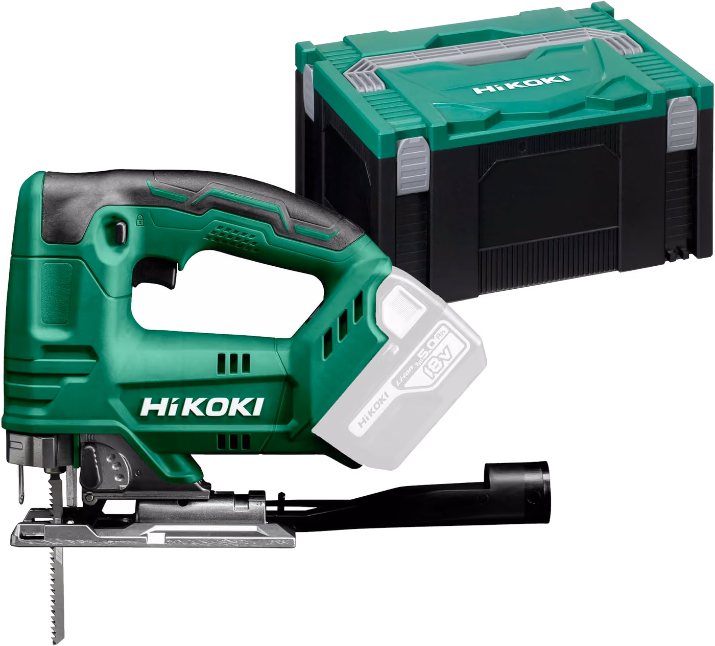 HiKOKI CJ18DAW2Z Akku-Stichsäge 18 V in Grün und Schwarz, ohne Akku