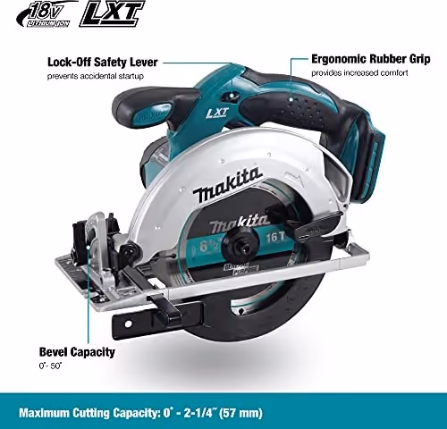Makita DSS611Z Akku-Handkreissäge 18 V in Petrol und Schwarz, ohne Akku