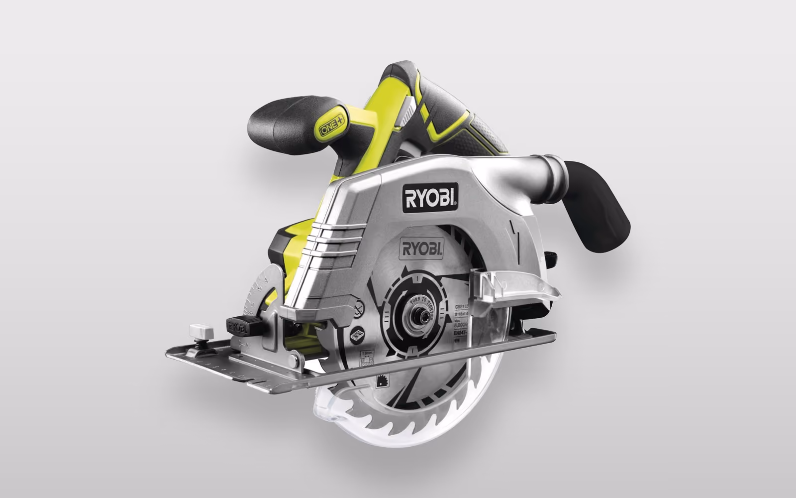 Ryobi ONE+ R18CS-0 Akku-Handkreissäge in Grün und Schwarz, ohne Akku
