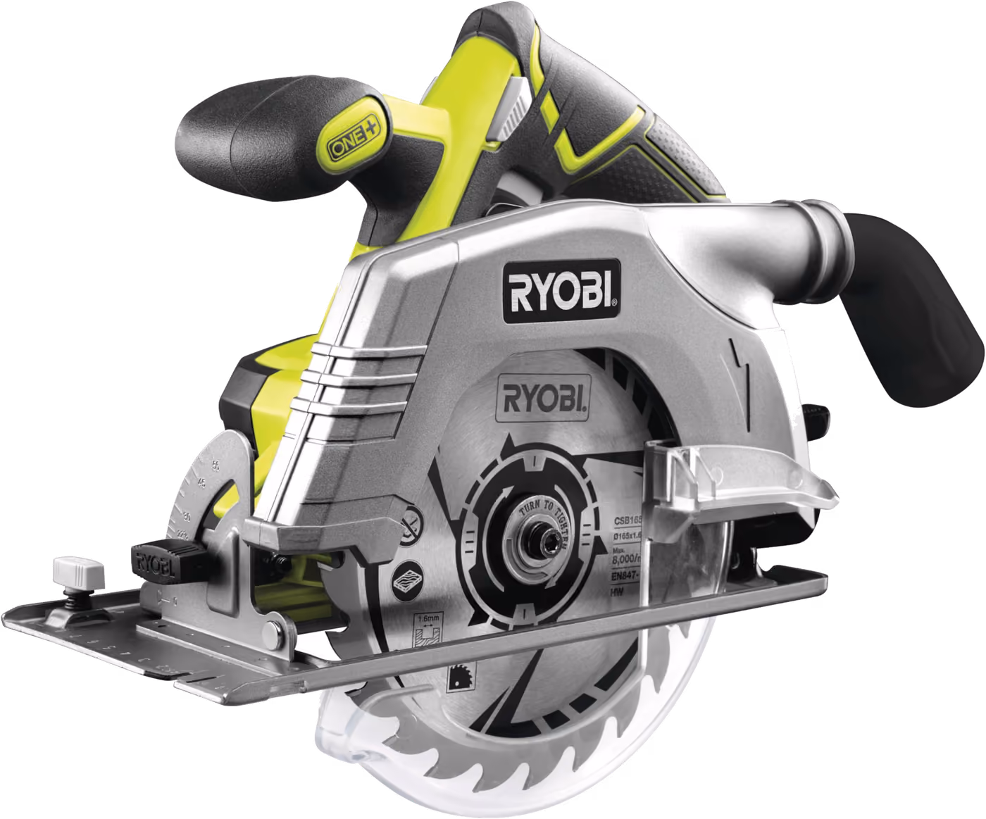 Ryobi ONE+ R18CS-0 Akku-Handkreissäge in Grün und Schwarz, ohne Akku