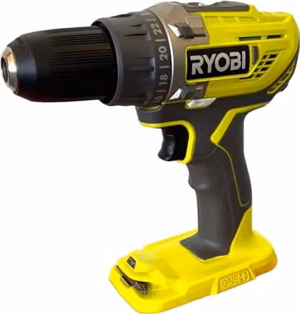 Ryobi ONE+ R18DD3-0 Kompakt-Akku-Bohrschrauber in Hyper Green, ohne Akku