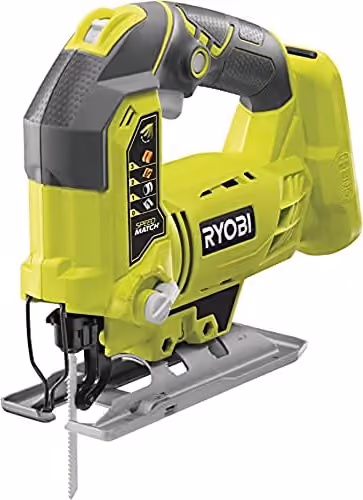 Ryobi ONE+ R18JS-0 Akku-Stichsäge in Grün und Schwarz, ohne Akku